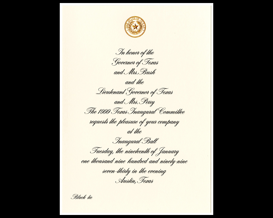 Inaugural documents